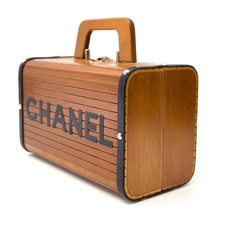 Chanel Limited Wooden Leather Trunk Case Handbag ○ Labellov ○ Buy and Sell  Authentic Luxury