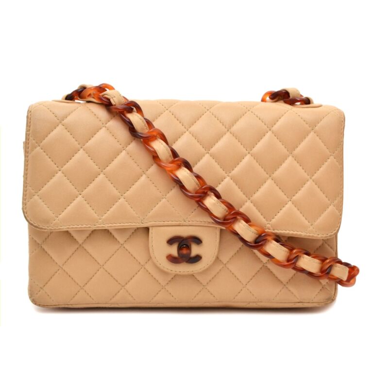 Chanel Brown Quilted Lambskin Large Classic Flap Bag ○ Labellov ○ Buy and  Sell Authentic Luxury