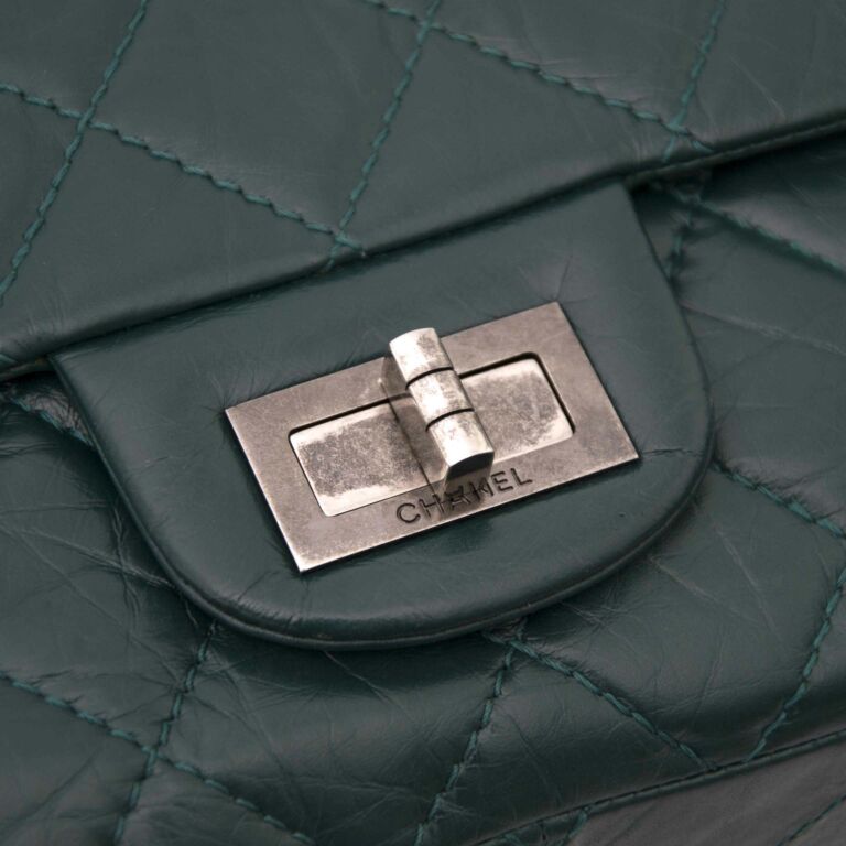 Chanel 2.55 on sale green