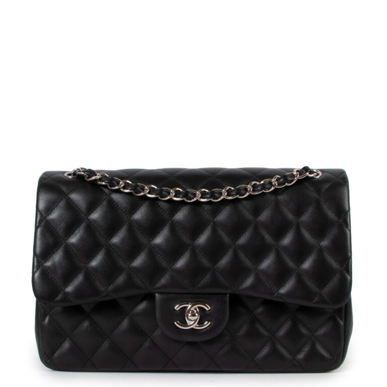 chanel so black classic flap handmade with original leather, order via  email : 26*****@***** wechat : alwaysclassy