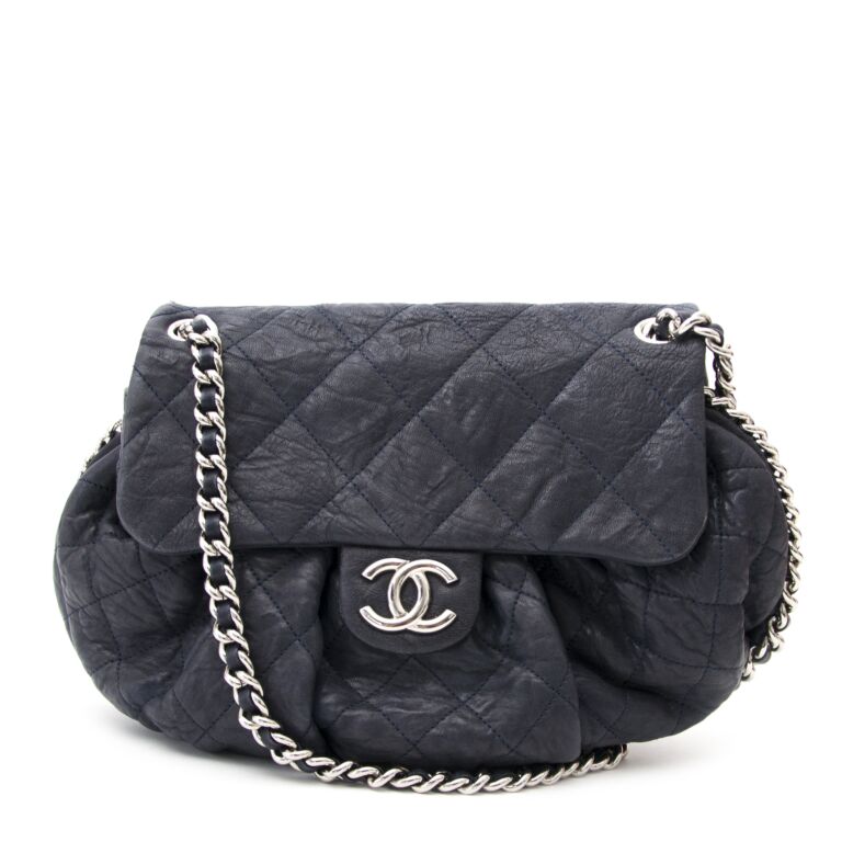 Chanel Black Chain Wrap Around Flap Bag ○ Labellov ○ Buy and
