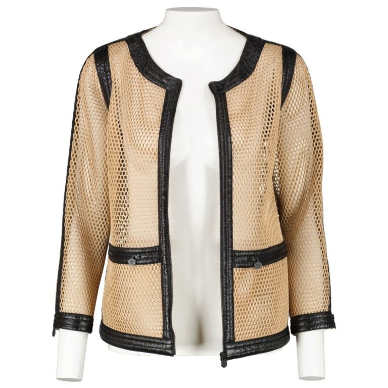 Chanel zip clearance up jacket