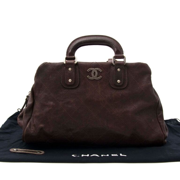 Chanel Brown Caviar Leather Outdoor Ligne Doctors Bag ○ Labellov ○ Buy and  Sell Authentic Luxury