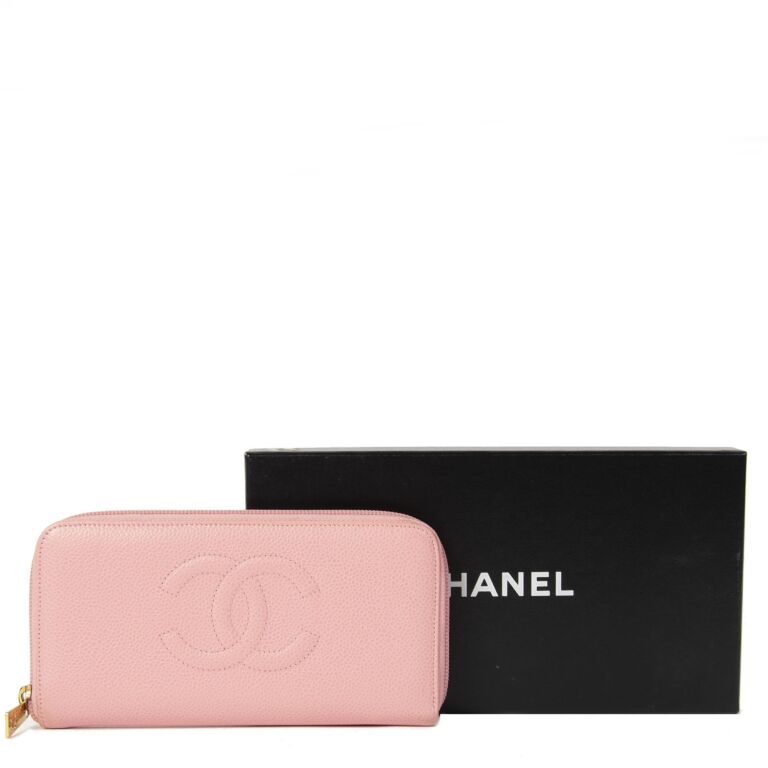 Chanel Pink Caviar Zippy Wallet ○ Labellov ○ Buy and Sell
