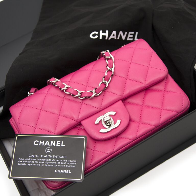 Chanel Candy Pink New Mini Classic Flap Bag Labellov Buy and