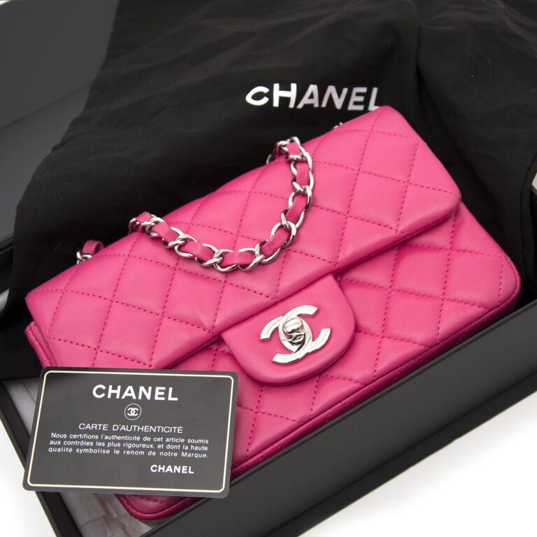 pink chanel box bag