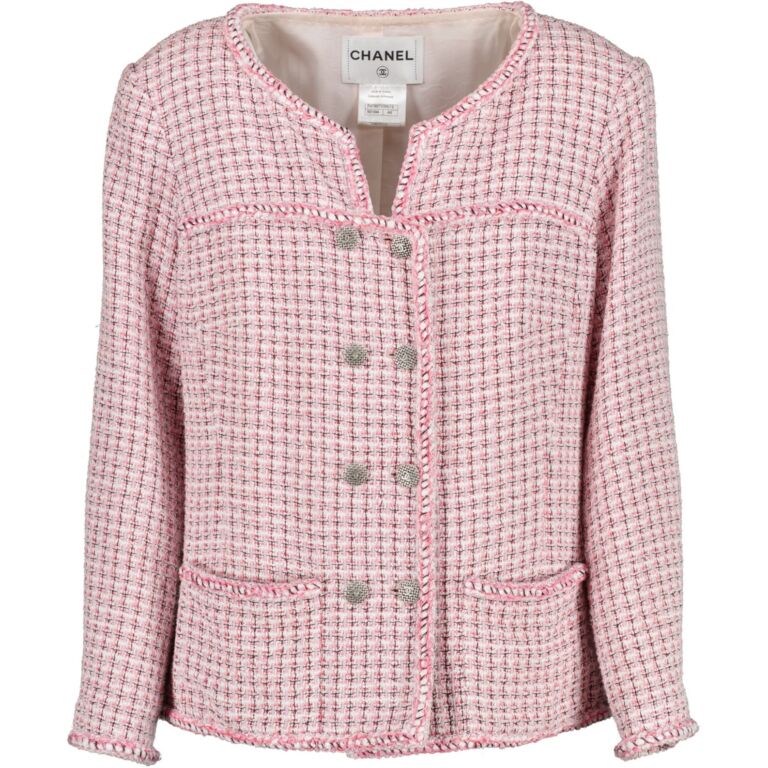 Anne Klein Tweed Long Sleeve Fringe Jacket at Amazon Women's