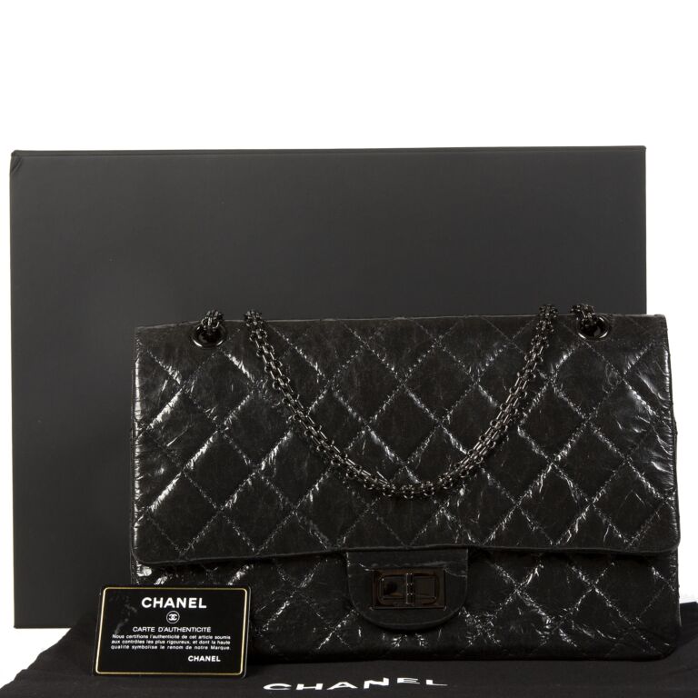 Chanel 2.55 Reissue Glazed Calfskin So Black 277 Bag ○ Labellov ○ Buy and  Sell Authentic Luxury