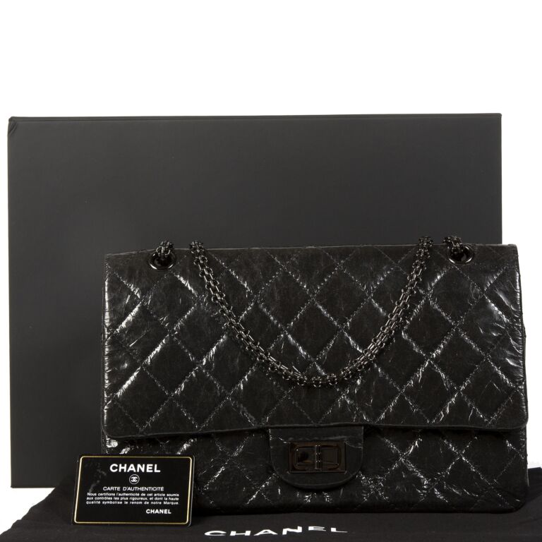 Chanel 2.55 Reissue Glazed Calfskin So Black 277 Bag ○ Labellov ○ Buy and Sell  Authentic Luxury