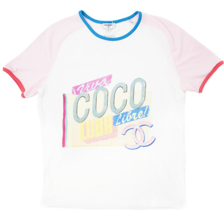 Brand NewChanel 2017 Cruise Viva Coco Libre Cuba T-Shirt