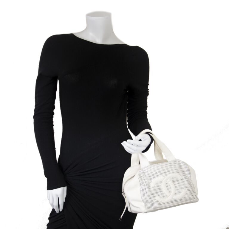 Chanel Small Perforated CC Bowler Bag ○ Labellov ○ Buy and