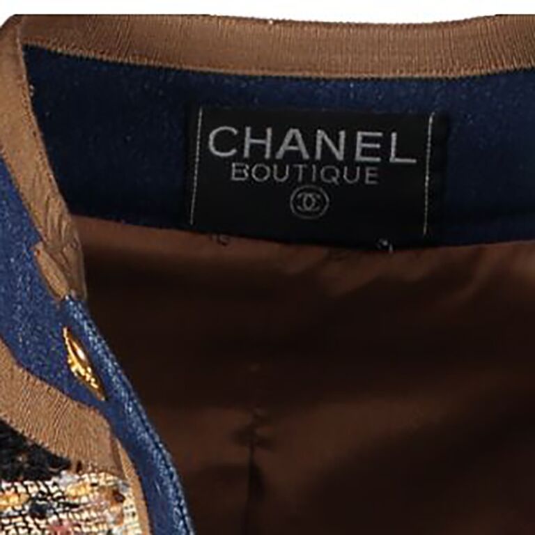 Vintage chanel sales denim jacket