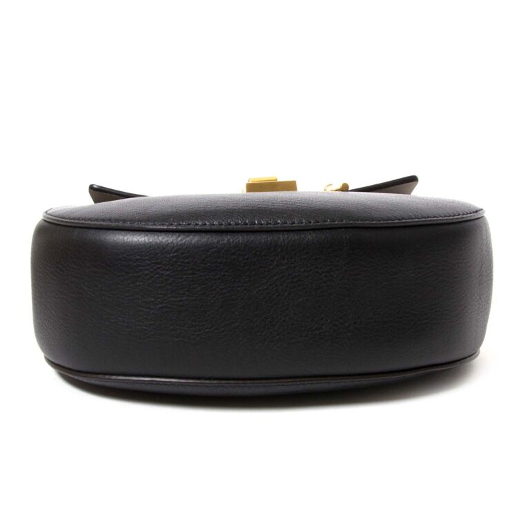 Chloe Black Drew Textured-Leather Shoulder Bag ○ Labellov ○ Buy