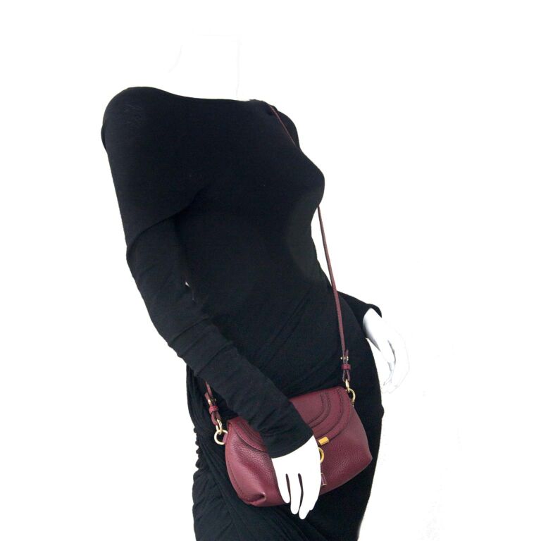 Chloe Marcie Pochette crossbody bag black leather
