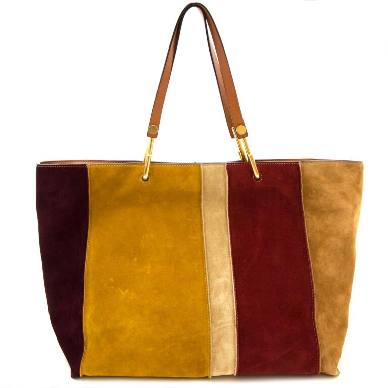 Chlo Multicolor Suede Medium Keri Tote Labellov Buy and