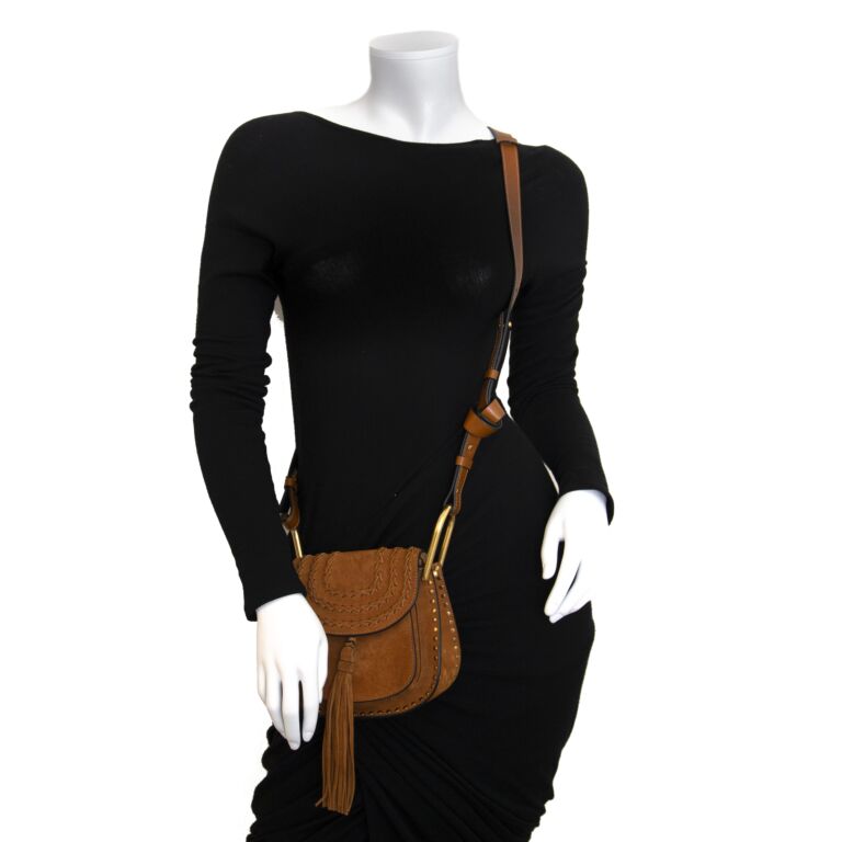 Chlo Hudson Camel Suede Bag Labellov Buy and Sell Authentic