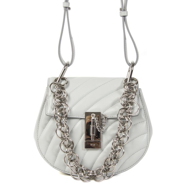 Chlo Drew Bijou Airy Grey Mini Bag Labellov Buy and Sell