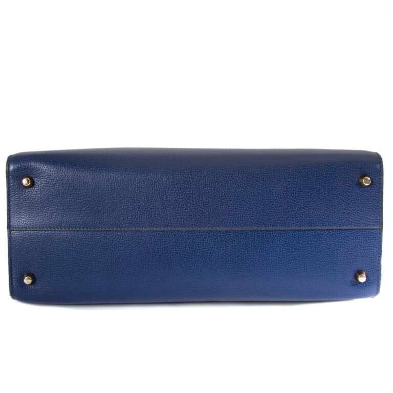 Delvaux - Authenticated Tempête Handbag - Leather Blue Plain for Women, Never Worn