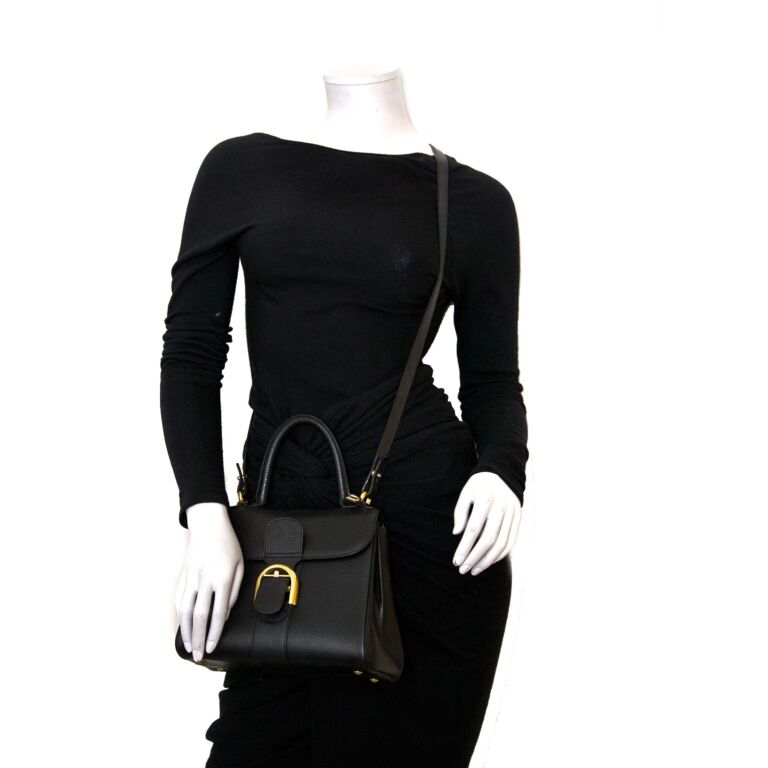 Delvaux - Authenticated Brillant Handbag - Leather Black Plain for Women, Never Worn
