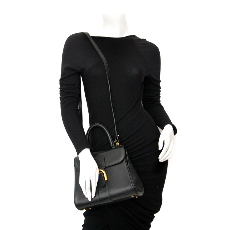 Delvaux Black Le Madame Mini Polo ○ Labellov ○ Buy and Sell Authentic Luxury