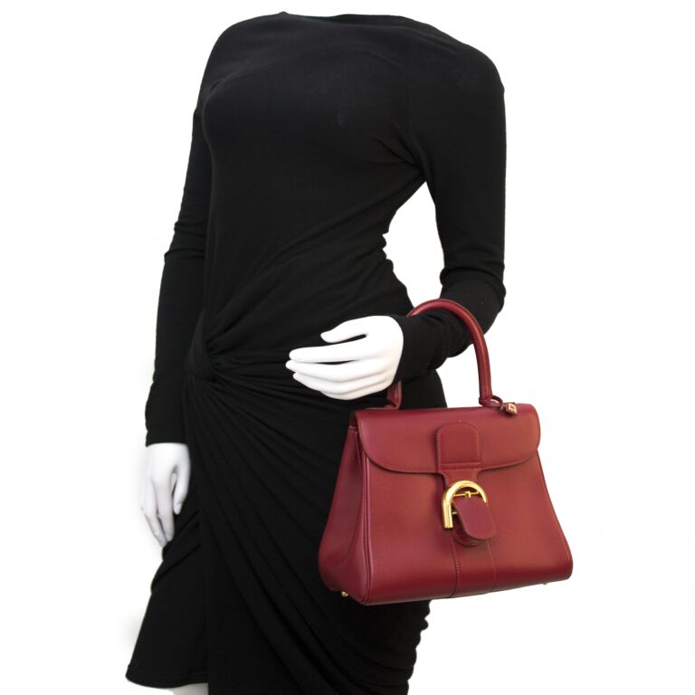 Delvaux Red PM Brillant Bag Labellov Buy and Sell Authentic Luxury