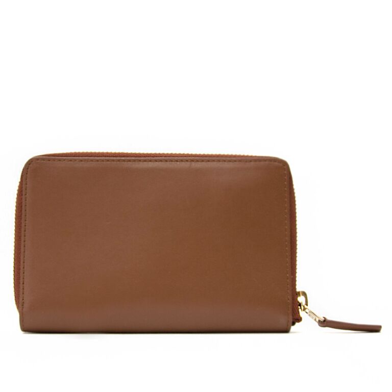 VALLUV | POZY WALLET DARK BROWN [正規品/関税込] KOBO 2 zipped wallet in dark brown calfskin leather | TSATSAS