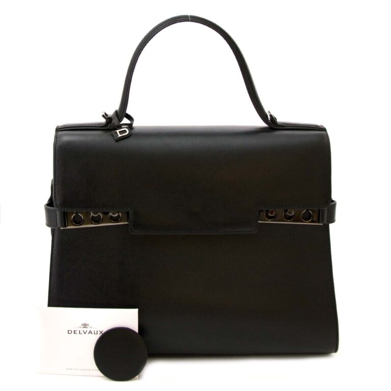 Delvaux Le Tempête GM - Black Handle Bags, Handbags - DVX22620