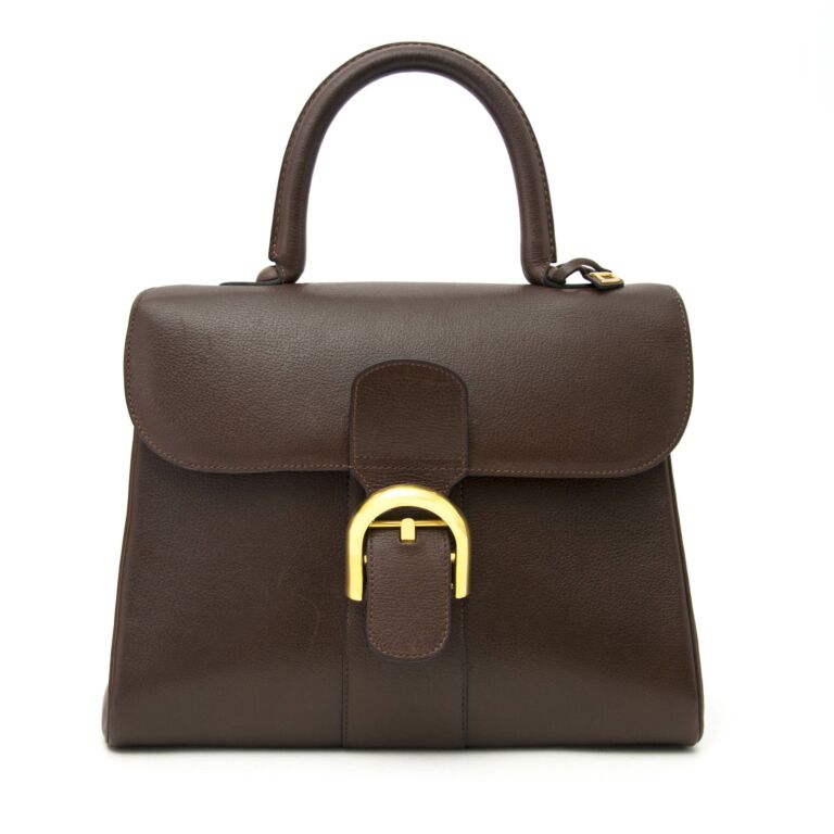 Delvaux Brown Brillant MM Labellov Buy and Sell Authentic Luxury