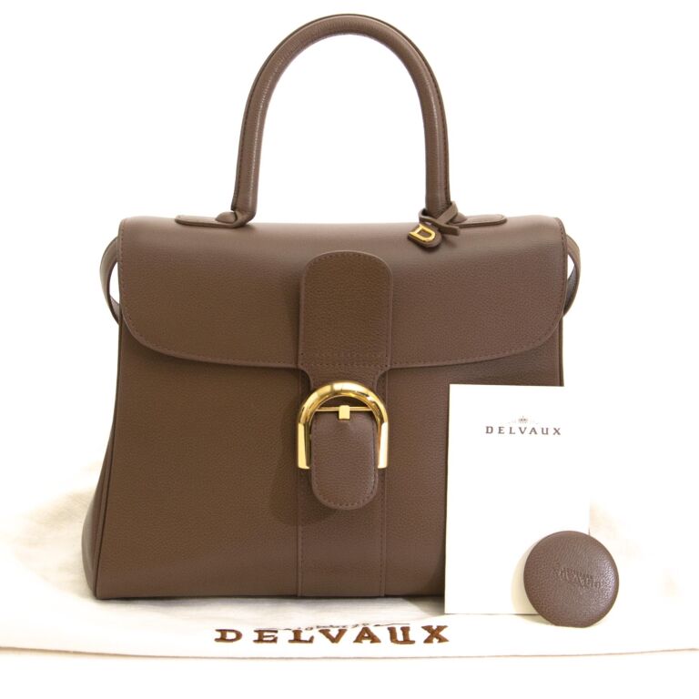Delvaux Brillant MM Jumping Taupe ○ Labellov ○ Buy and