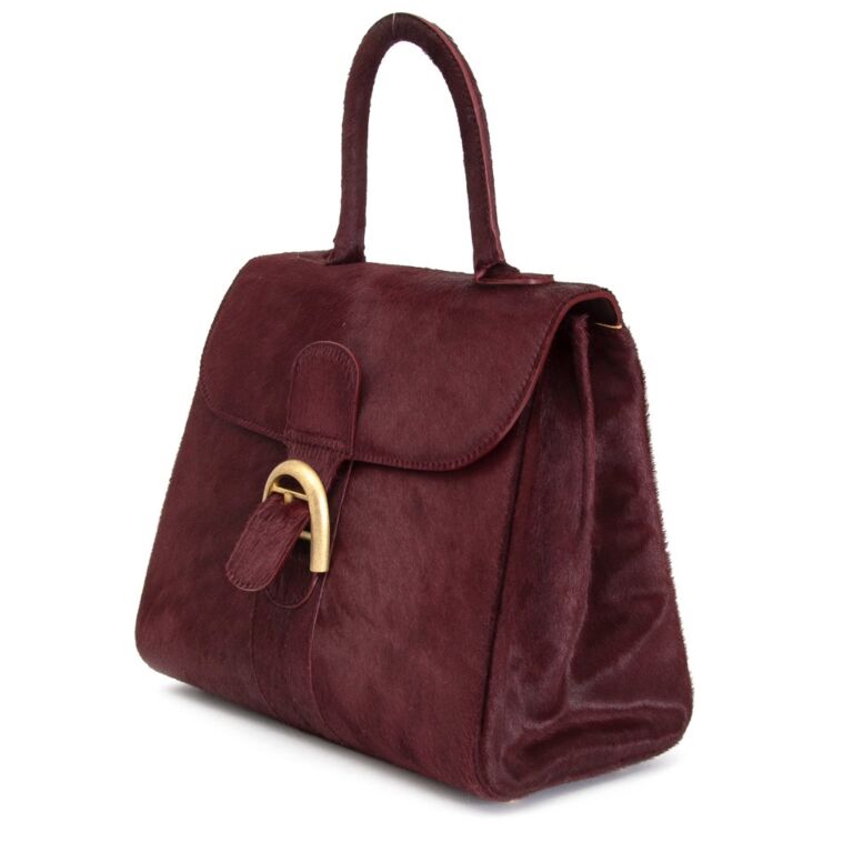 Rare Delvaux Brillant Bordeaux Calfshair Labellov Buy and