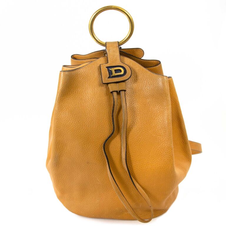 Delvaux Mustard Yellow Bucket Bag Labellov Buy and Sell