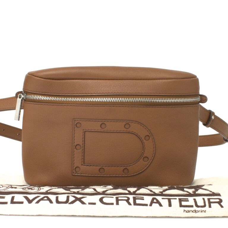 Delvaux Cognac Canvas Astrid Top Handle Bag ○ Labellov ○ Buy and