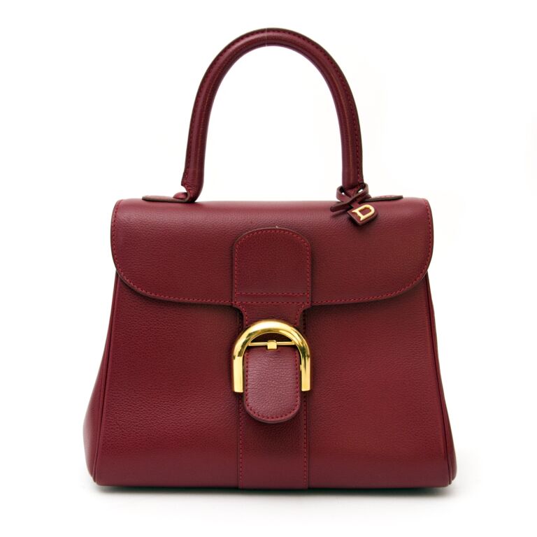 Delvaux Red PM Brillant Bag Labellov Buy and Sell Authentic Luxury