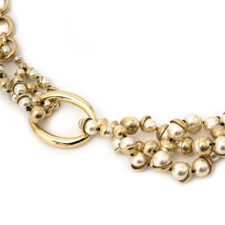Authentic Dior Faux Pearl Pendant  Reworked Silver Bracelet – Serendipity  Designs