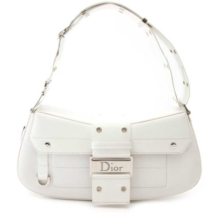 CHRISTIAN DIOR JAdior Flap Bag White  REAWAKE