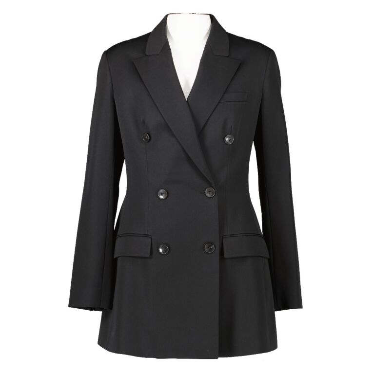 Christian Dior Black Fitted Blazer Jacket Labellov Buy and Sell Authentic Luxury