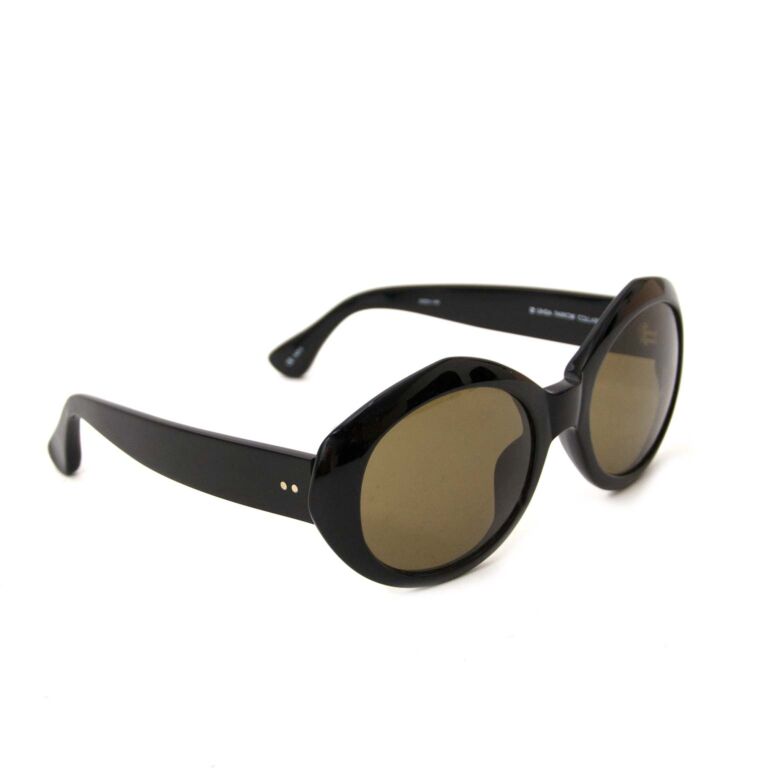 Dries Van Noten X Linda Farrow Oval Sunglasses ○ Labellov