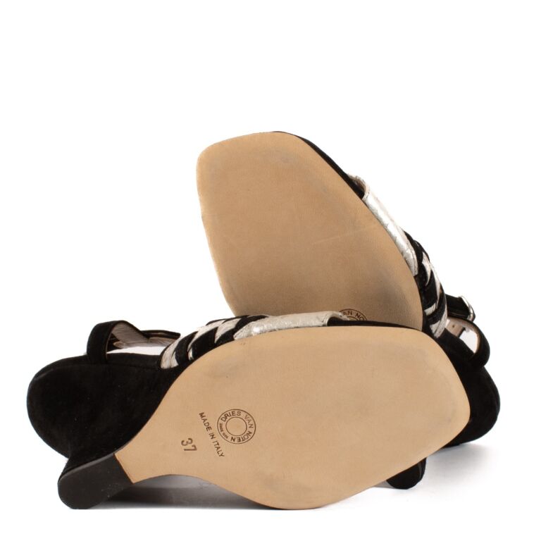 DRIES VAN NOTEN  シルバー ポインテッドバレエシューズ　37 DRIES VAN NOTEN - Women Metallic Sneaker – Atelier New York