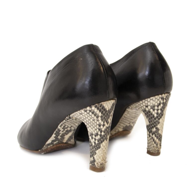Dries van hotsell noten python boots