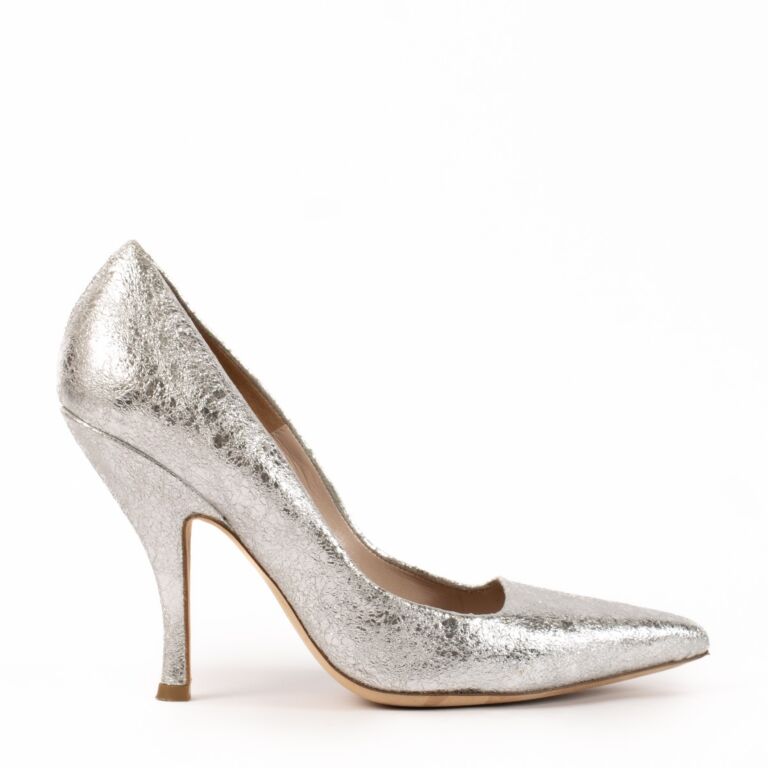 Dries Van Noten Silver Pumps - Size 37 ○ Labellov ○ Buy