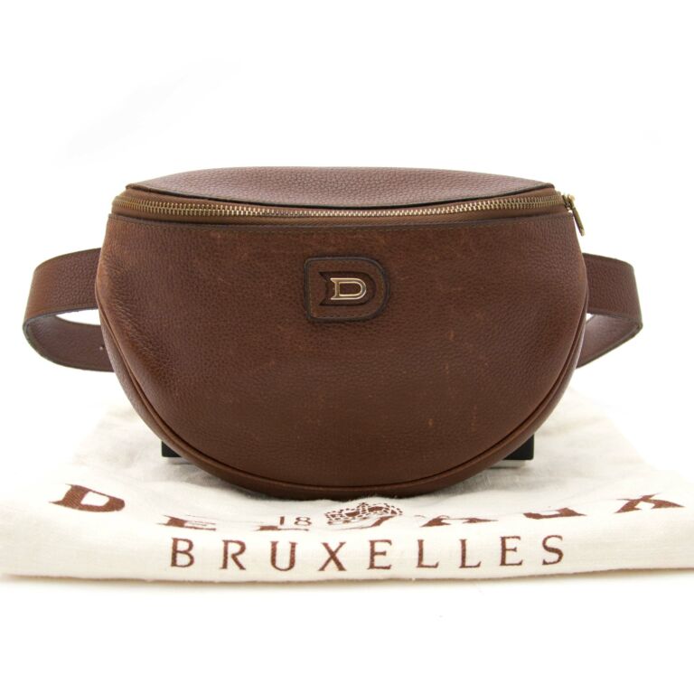 Delvaux Brown Leather Belt Bag Labellov Buy and Sell Authentic Luxury