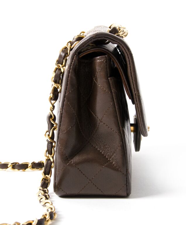 Chanel Classic Flap Chocolate Brown Small — Blaise Ruby Loves