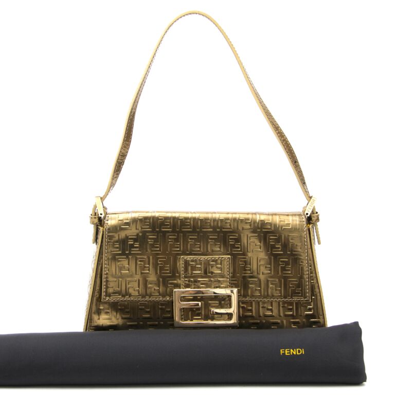 ＊FENDI＊ Mamma Baguette ラージ 関税・送料込み Mamma Baguette ラージ レザー グレー | Fendi
