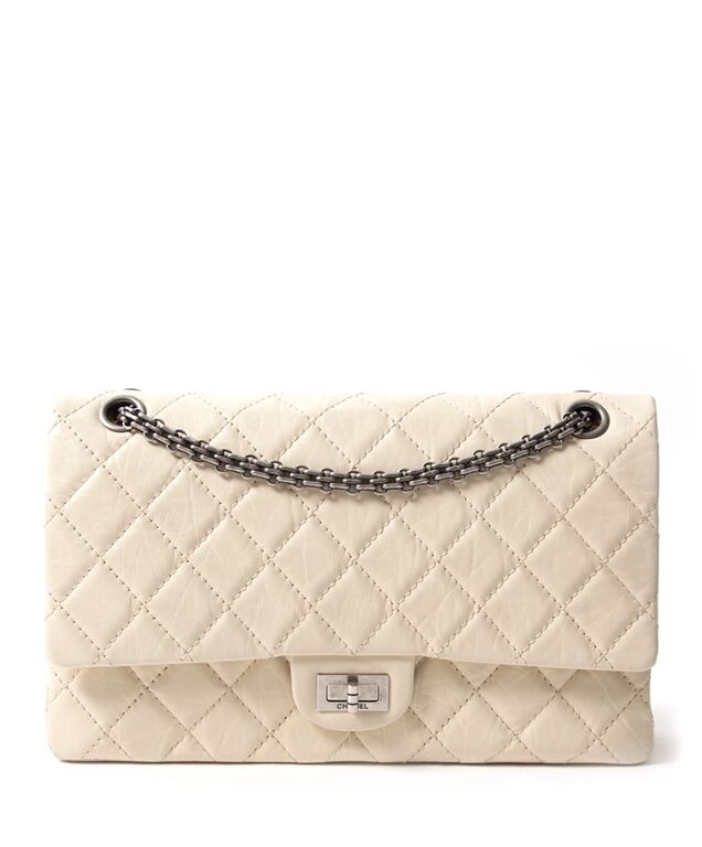 Chanel Snow White 2.55 Reissue ○ Labellov ○ Buy and Sell Authentic Luxury
