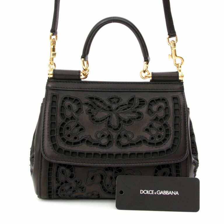 刺激的♪◇Sicily スモール バッグ◇Dolce & Gabbana Dolce&Gabbana My Sicily Small Embellished Denim Crossbody