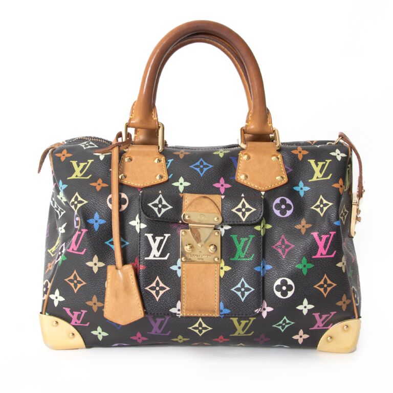 Vintage Louis Vuitton Murakami Monogram Multicolore Canvas Speedy