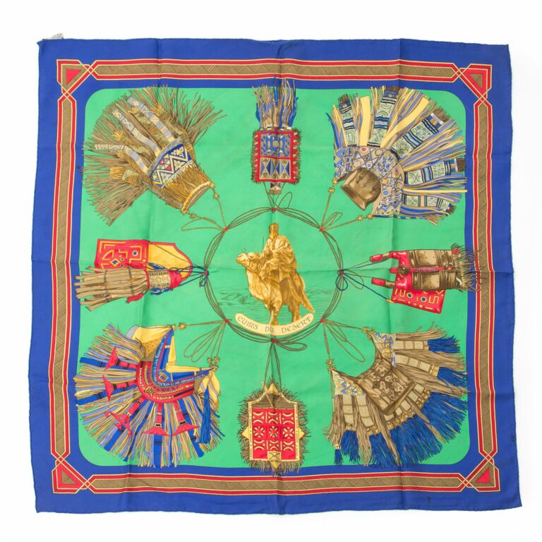 classic hermes scarf pattern