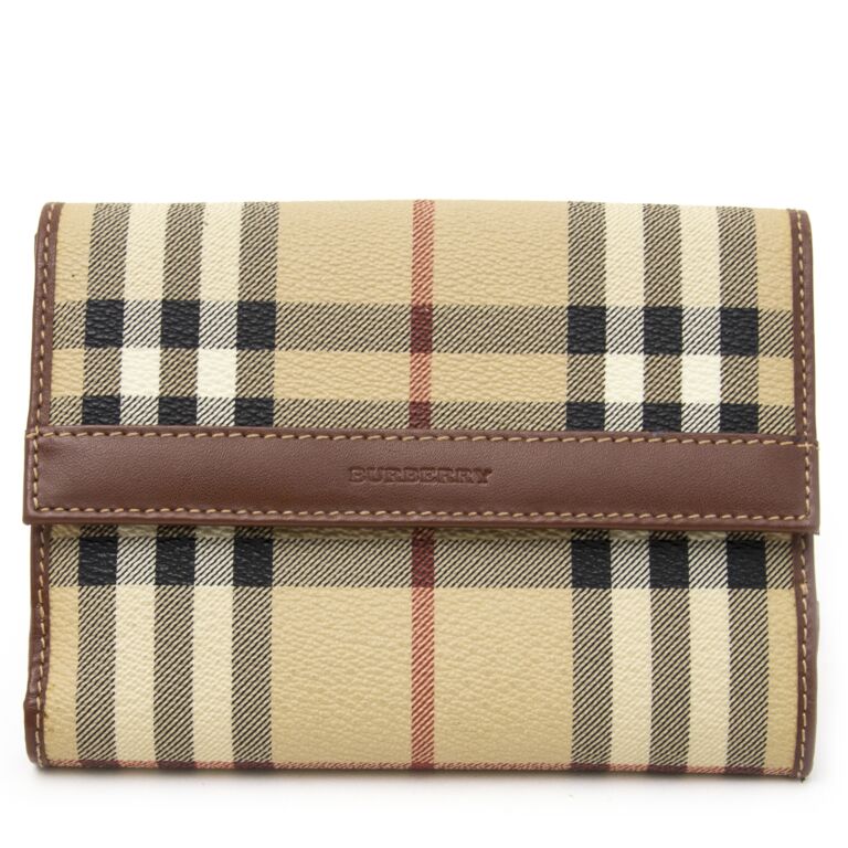 Authentic Burberry Nova Check Wallet