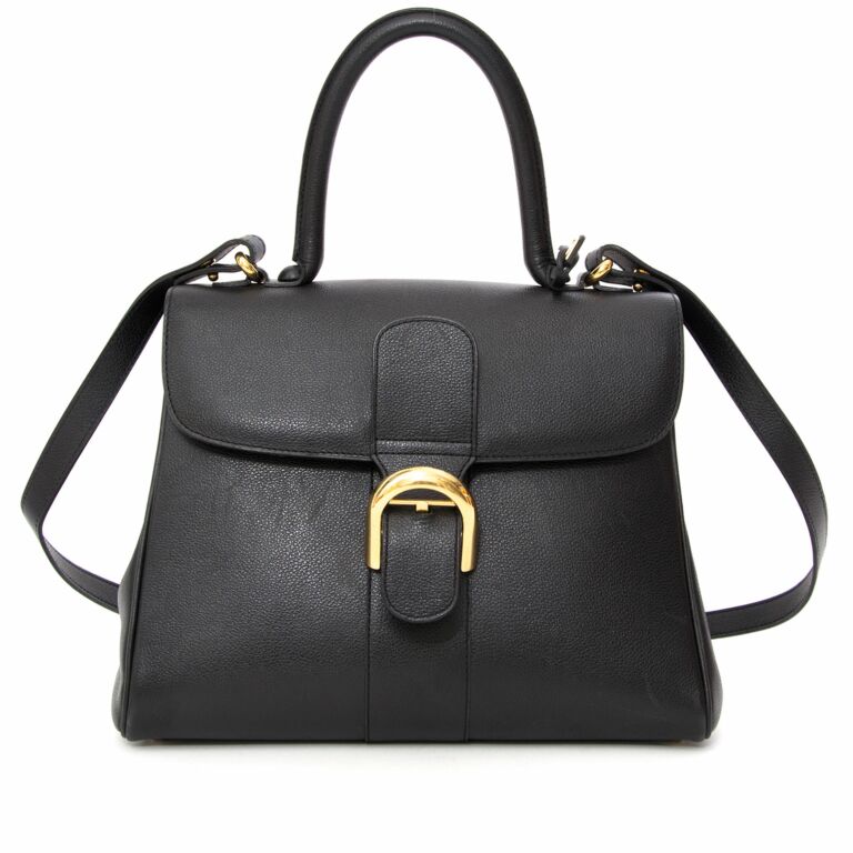 Delvaux Black Brillant MM Strap Labellov Buy and Sell