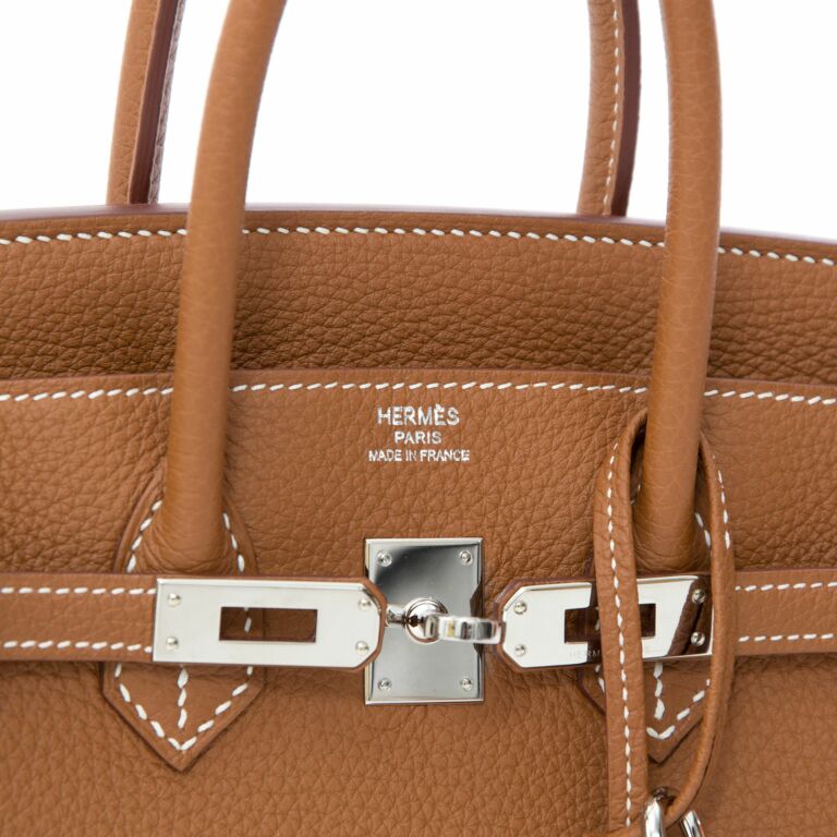 BRAND NEW Hermès Birkin 25 PHW Gold Togo ○ Labellov ○ Buy and